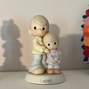 Precious Moments Cream and Tan Figurine